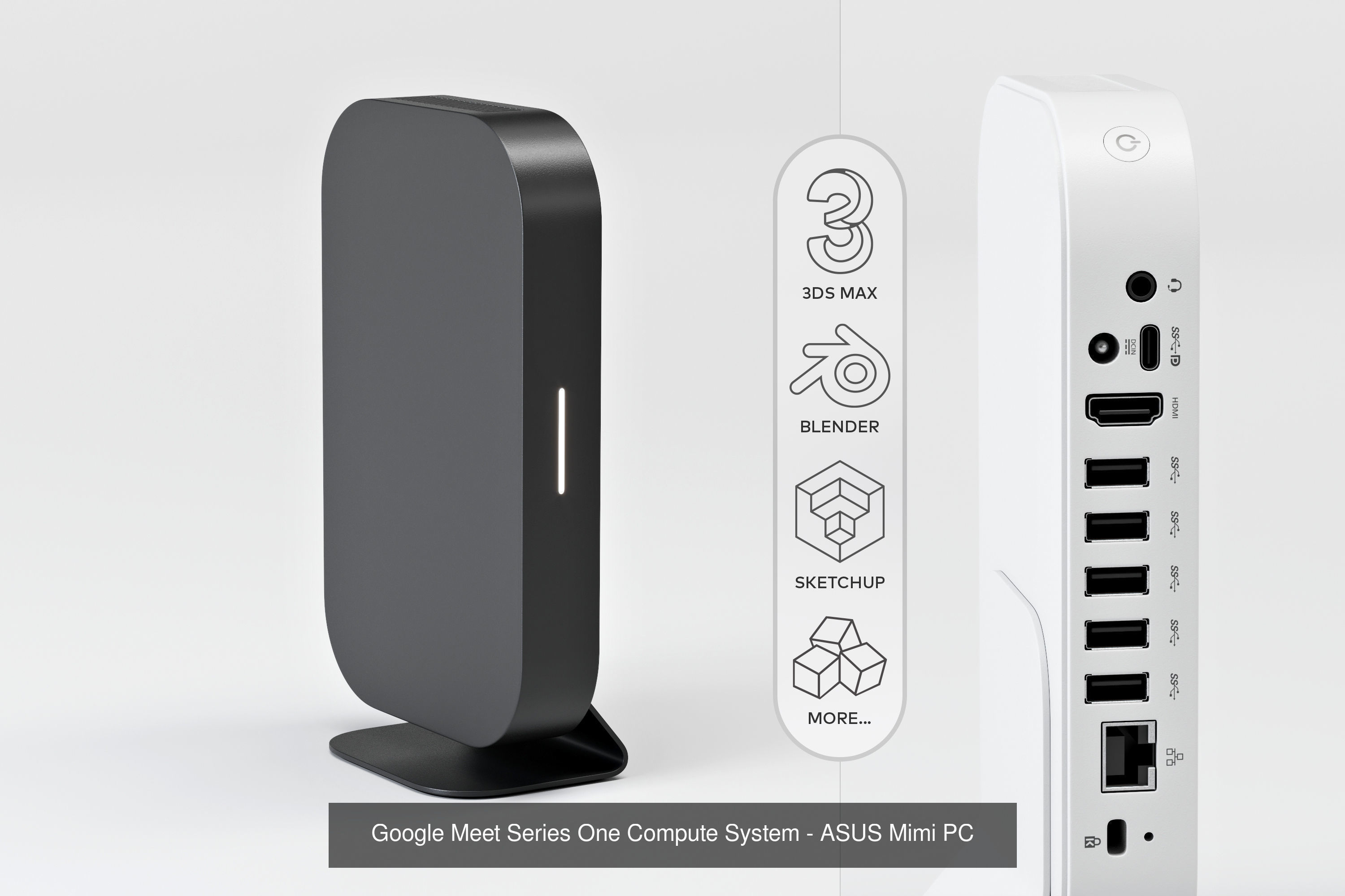 Google Meet Hardware Kit 3D Model Collection_7