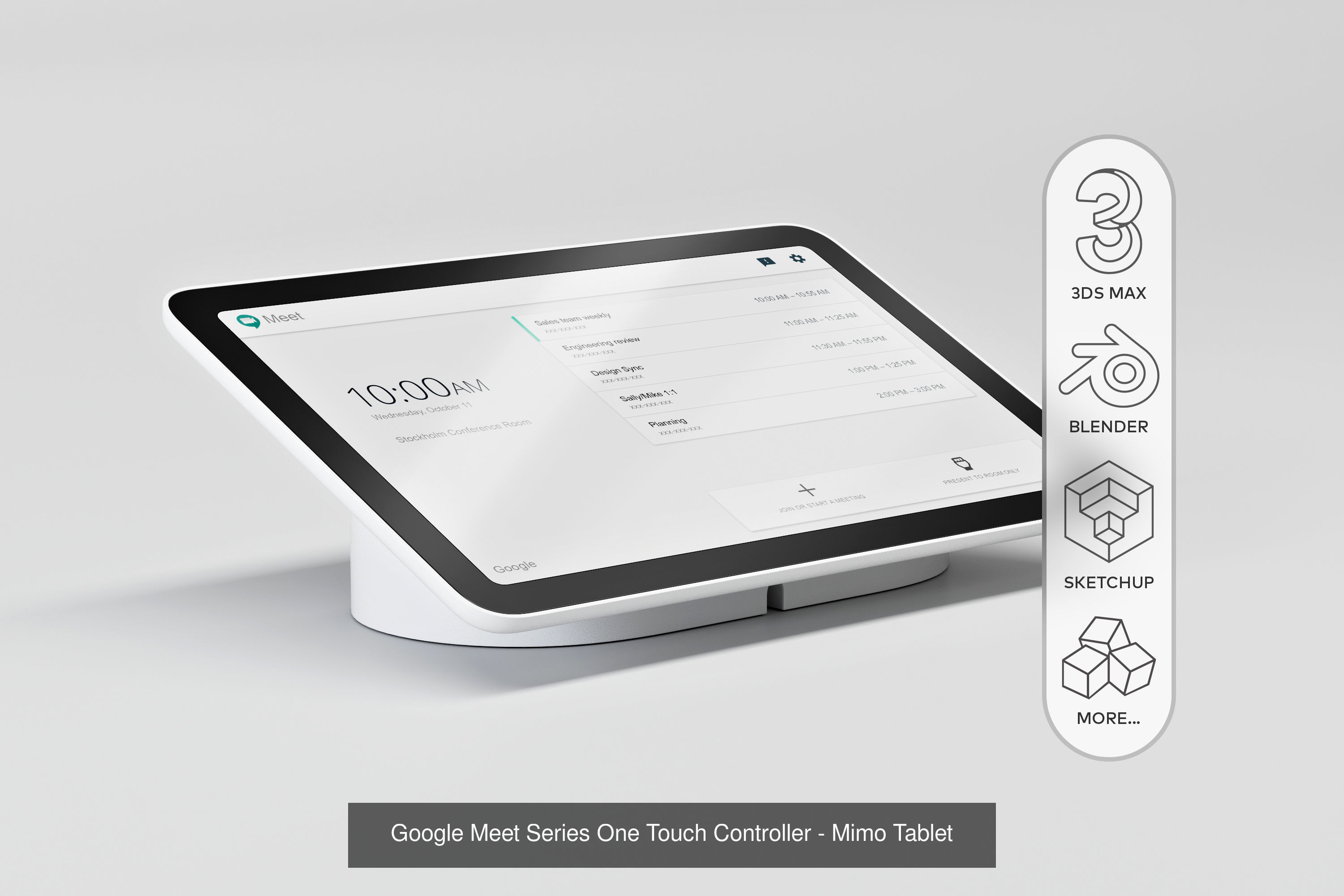 Google Meet Hardware Kit 3D Model Collection_5