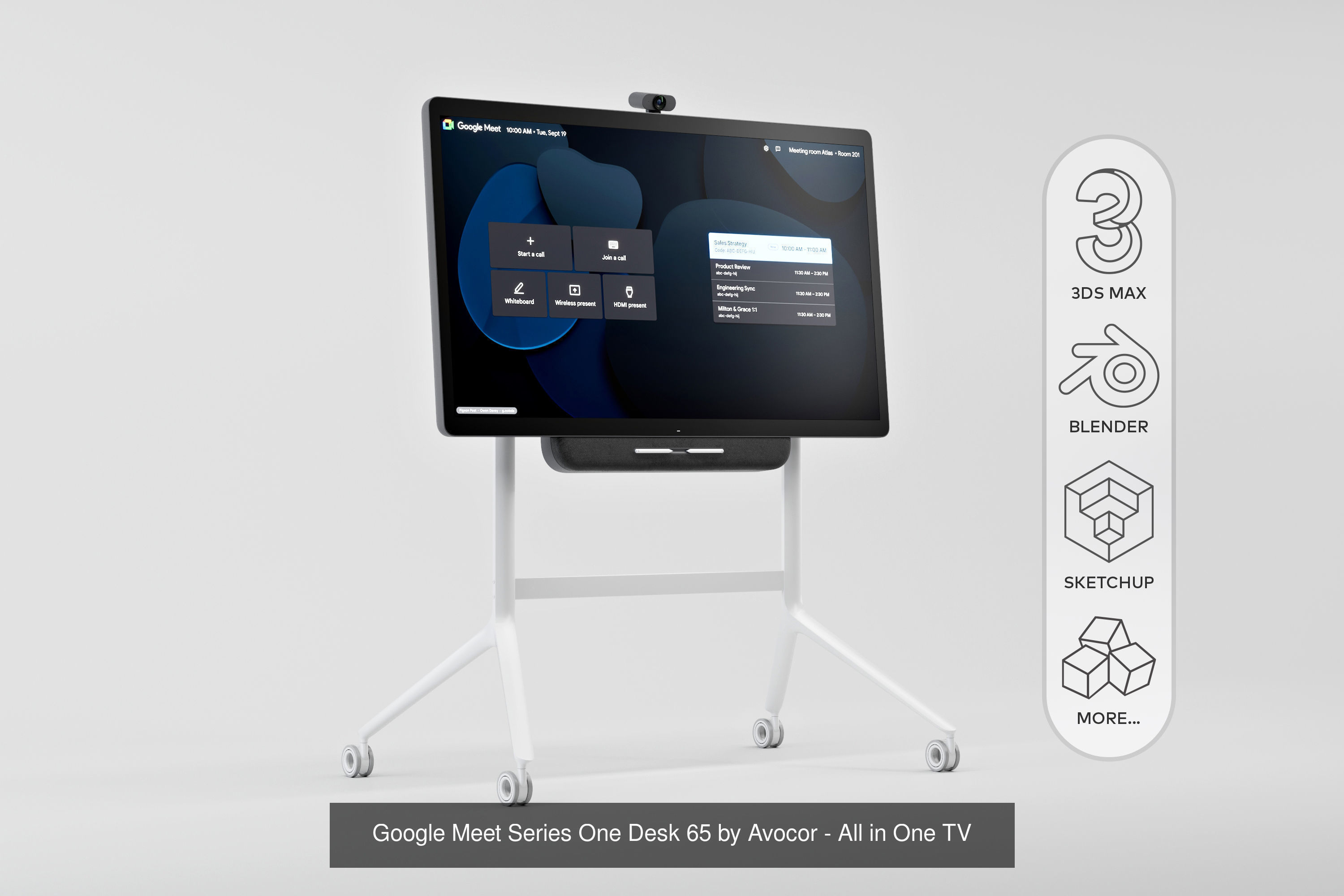 Google Meet Hardware Kit 3D Model Collection_4