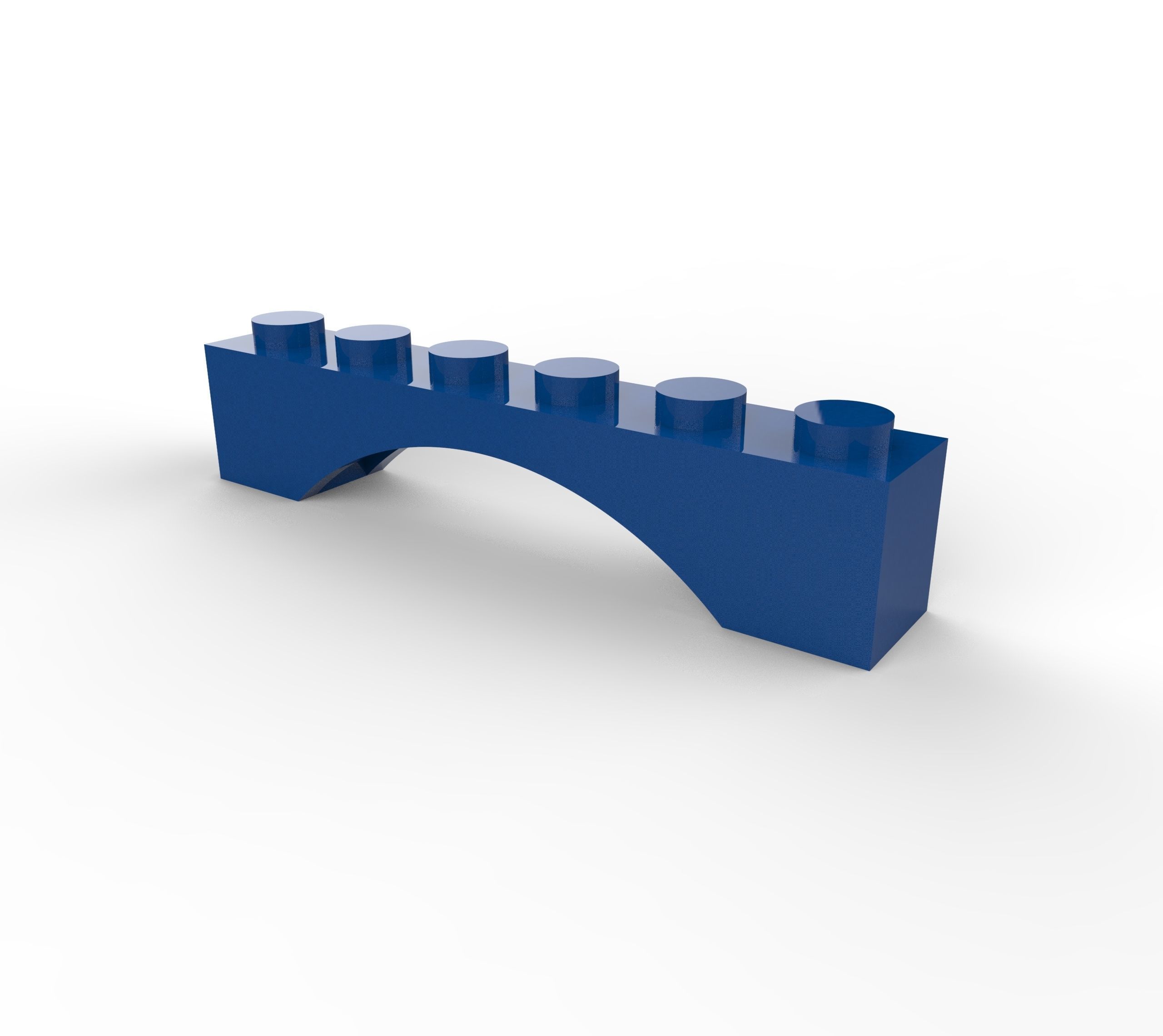 Lego Arch 3D model_6