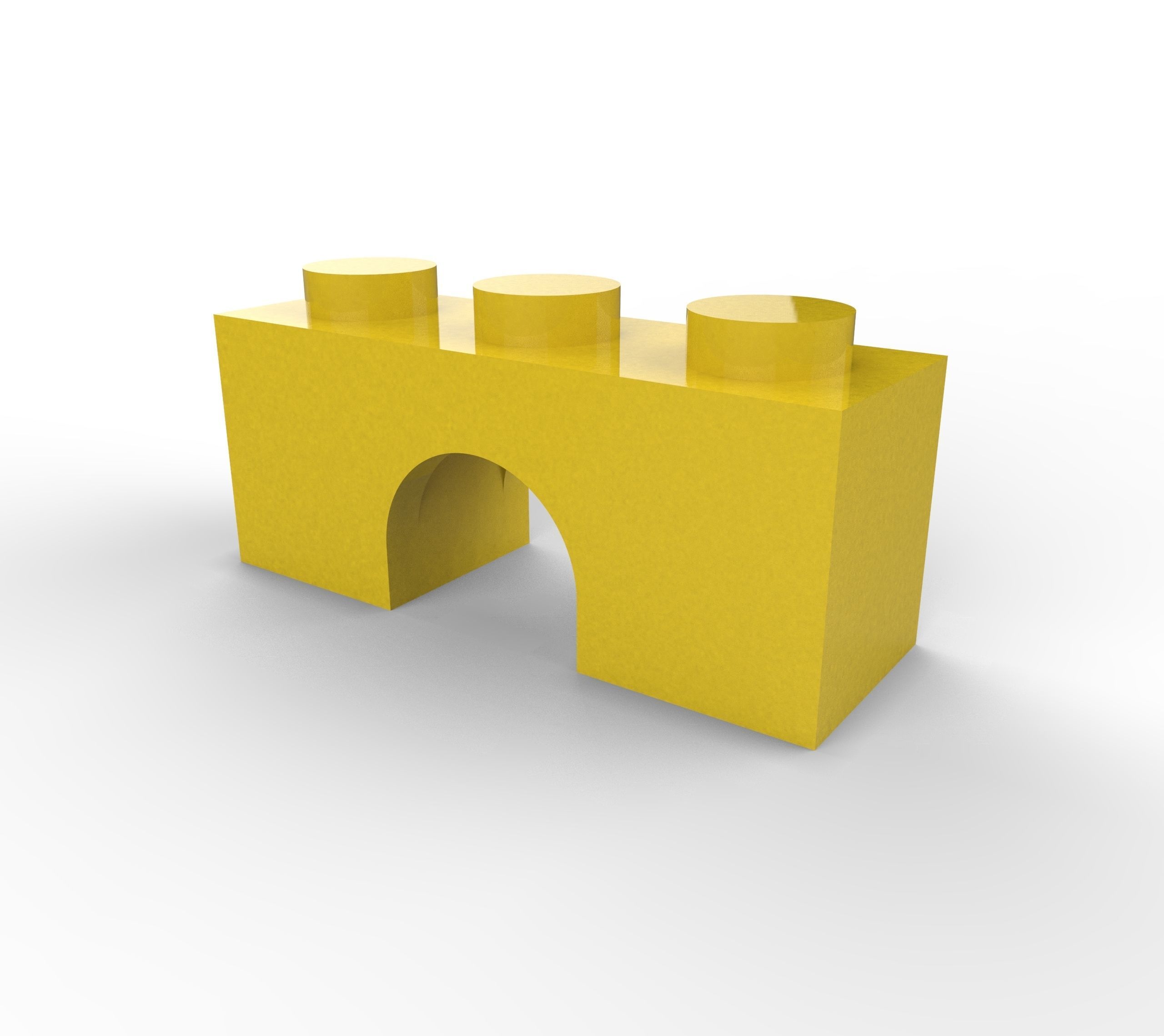 Lego Arch 3D model_7