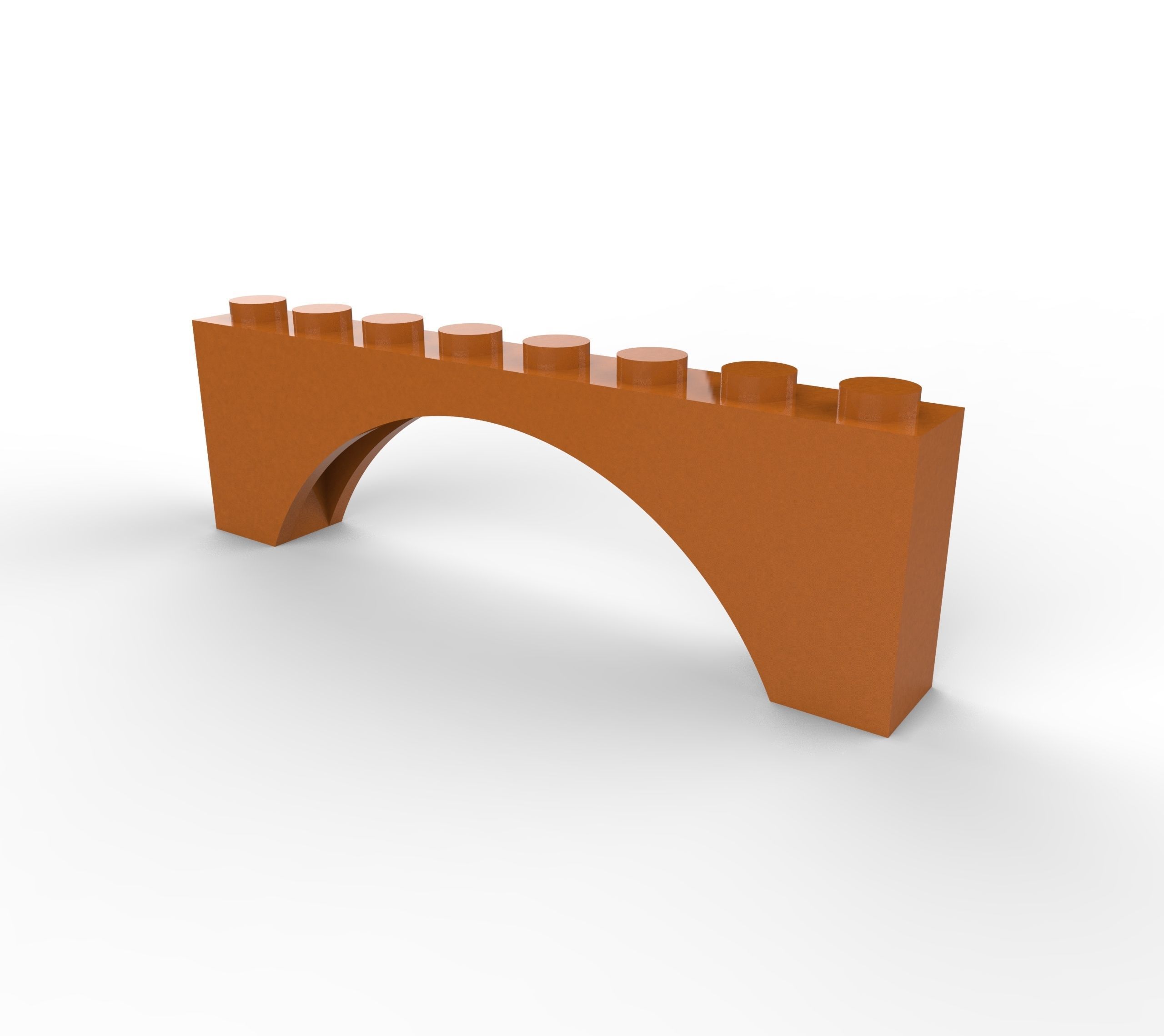 Lego Arch 3D model_1