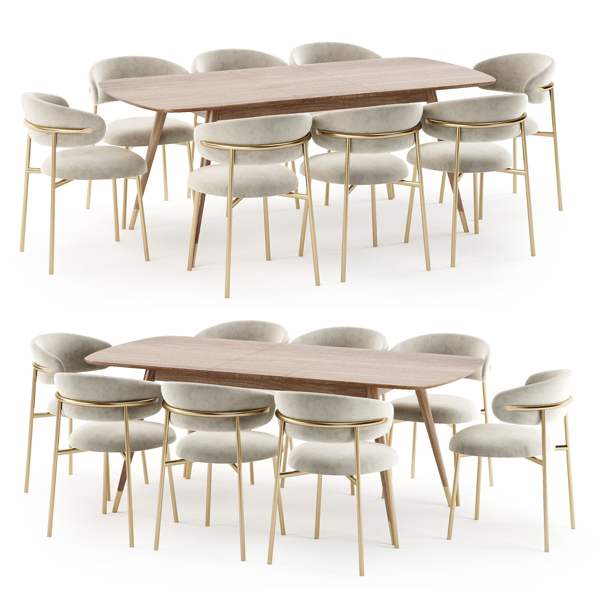 dining set 47 3D model_5