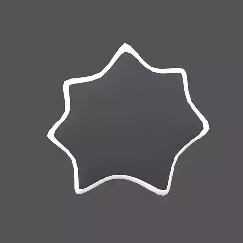 Speech Balloon v32 002 Low-poly 3D model