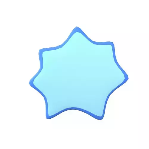 Speech Balloon v32 005 Low-poly 3D model