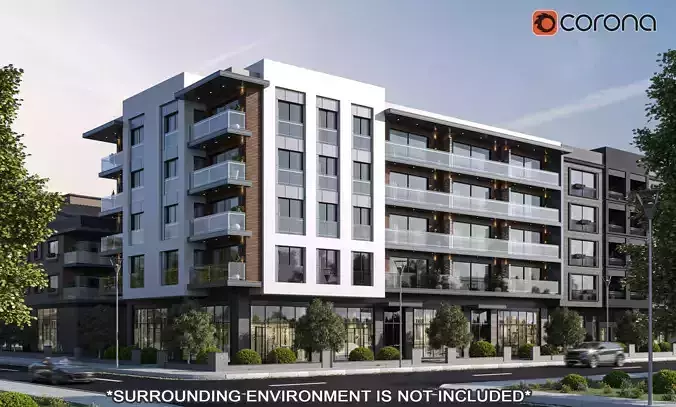Modern Apartment  1 3D model