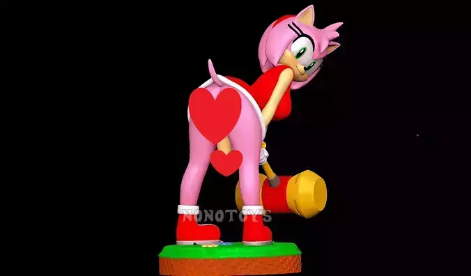 Futa Amy Rose NSFW 