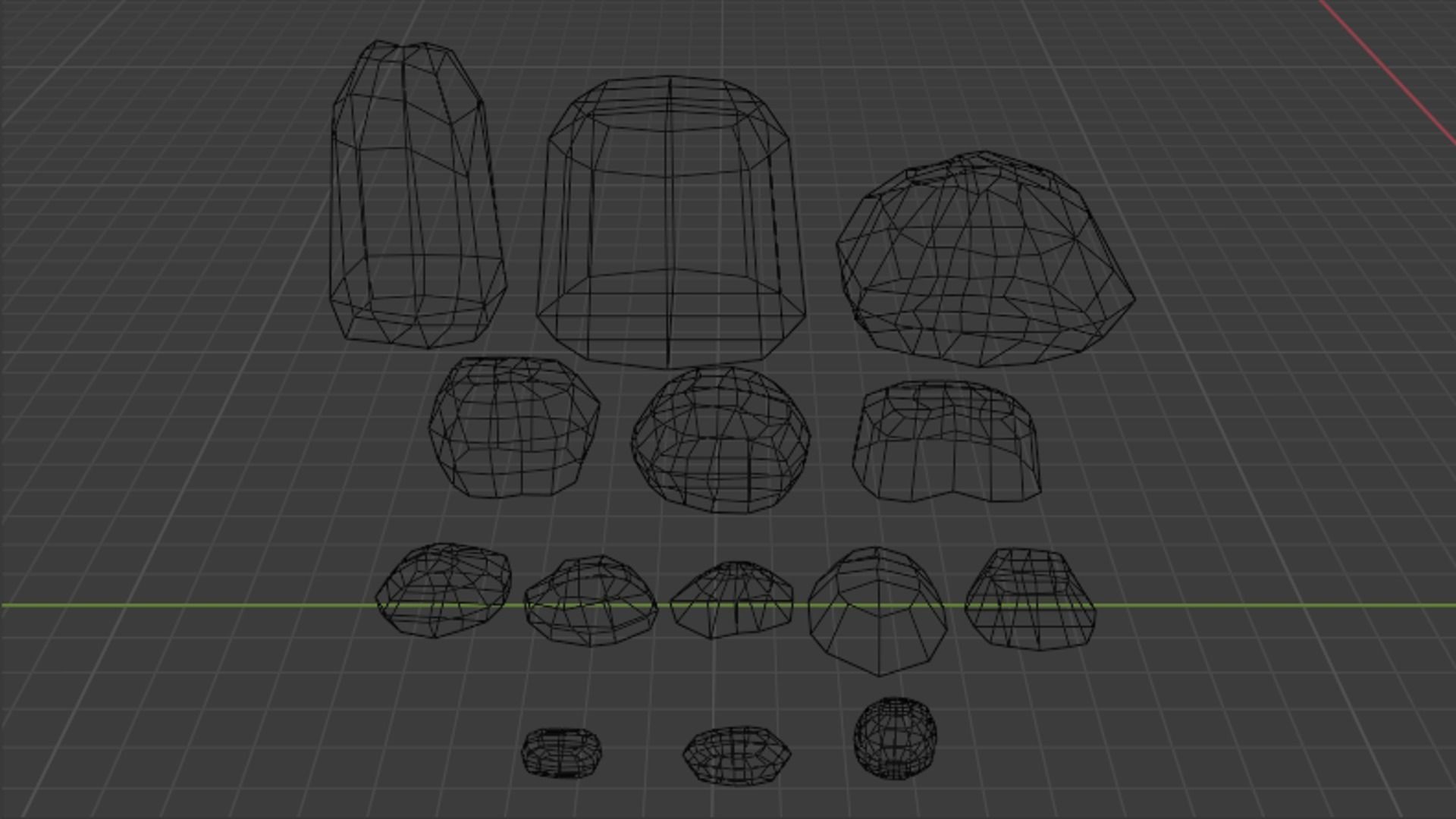 Low Poly Rocks Pack Low-poly 3D model_6