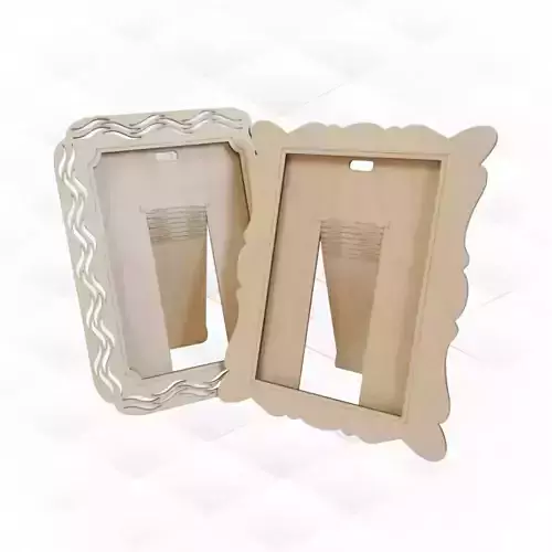 Photo Frame 2 design laser cutting plan