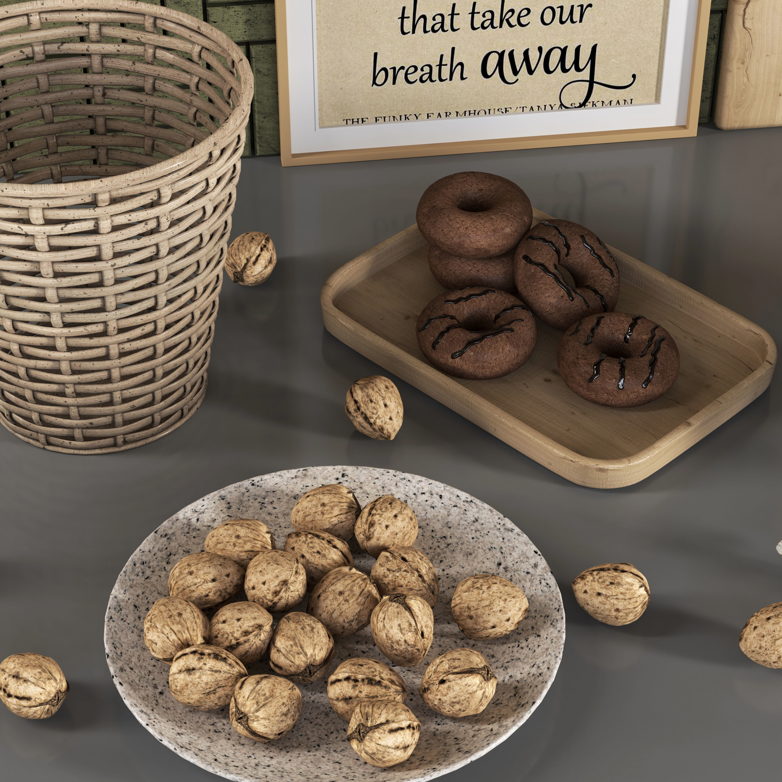 kitchen accessories 018 3D model_1