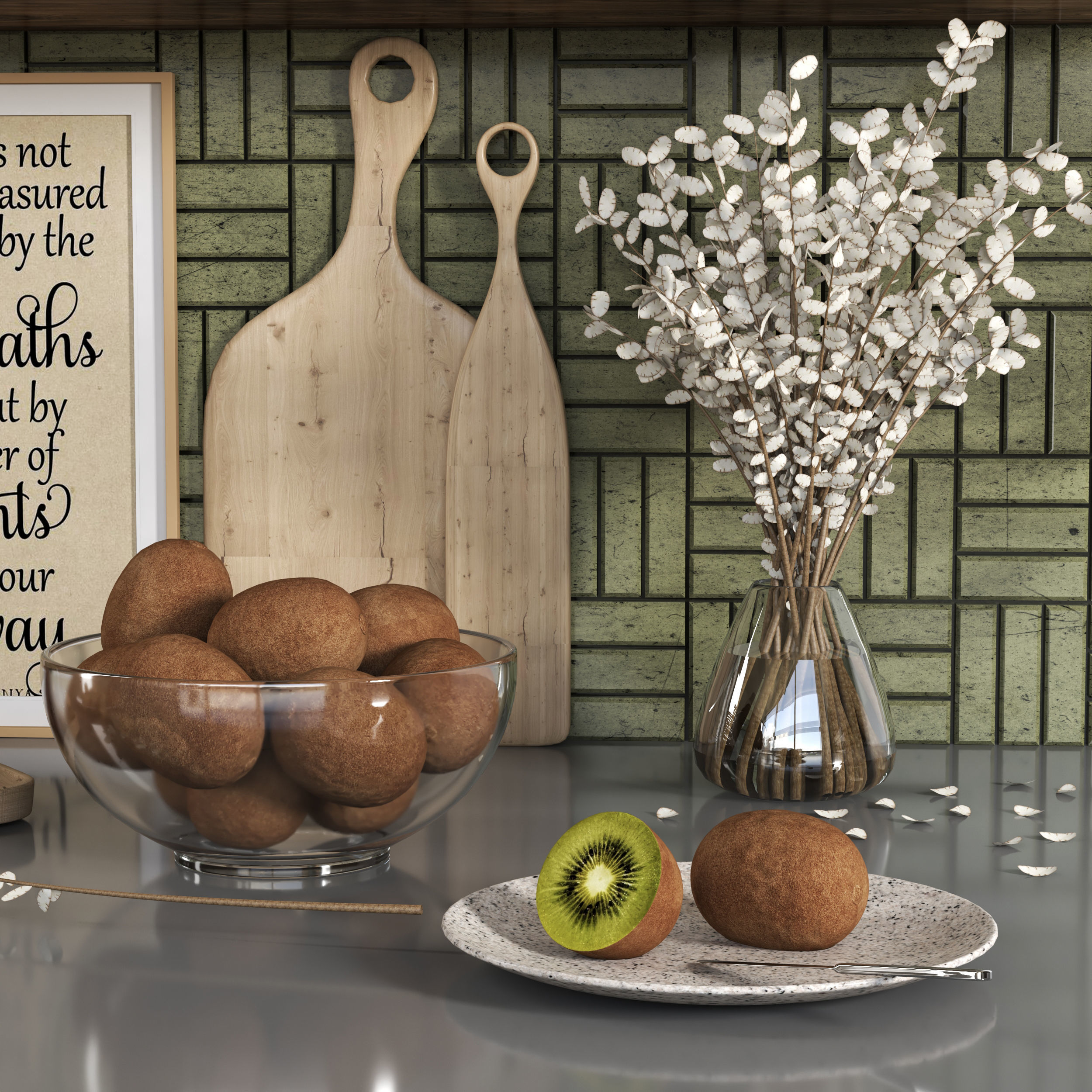 kitchen accessories 018 3D model_2