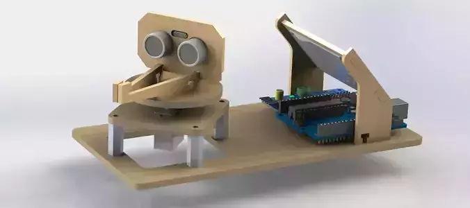 Mini radar detector arduino kit 3D print model