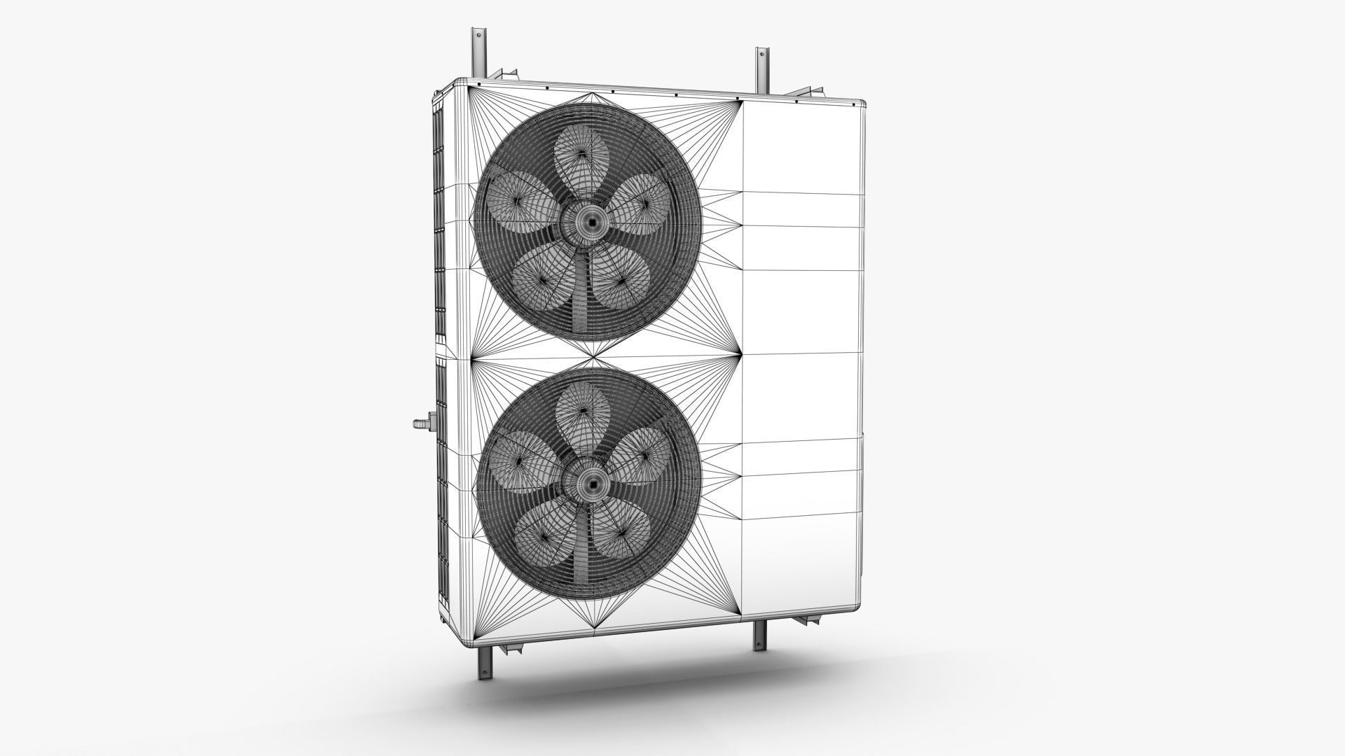 Air Conditioner 03 Low-poly 3D model_6
