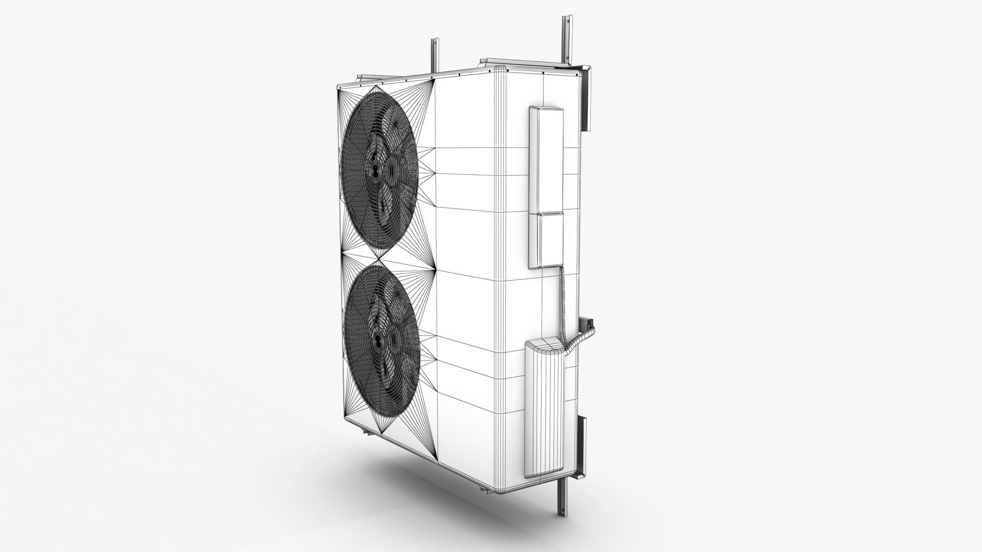 Air Conditioner 03 Low-poly 3D model_9