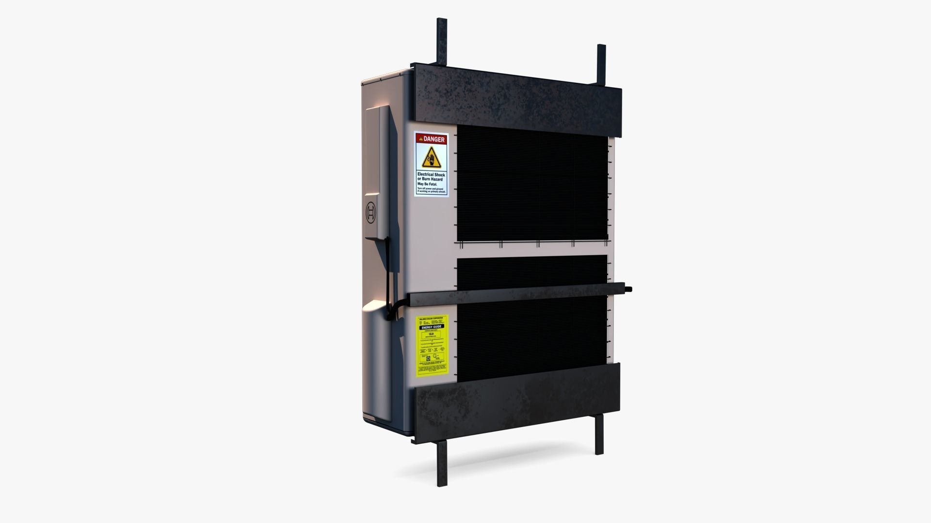 Air Conditioner 03 Low-poly 3D model_4