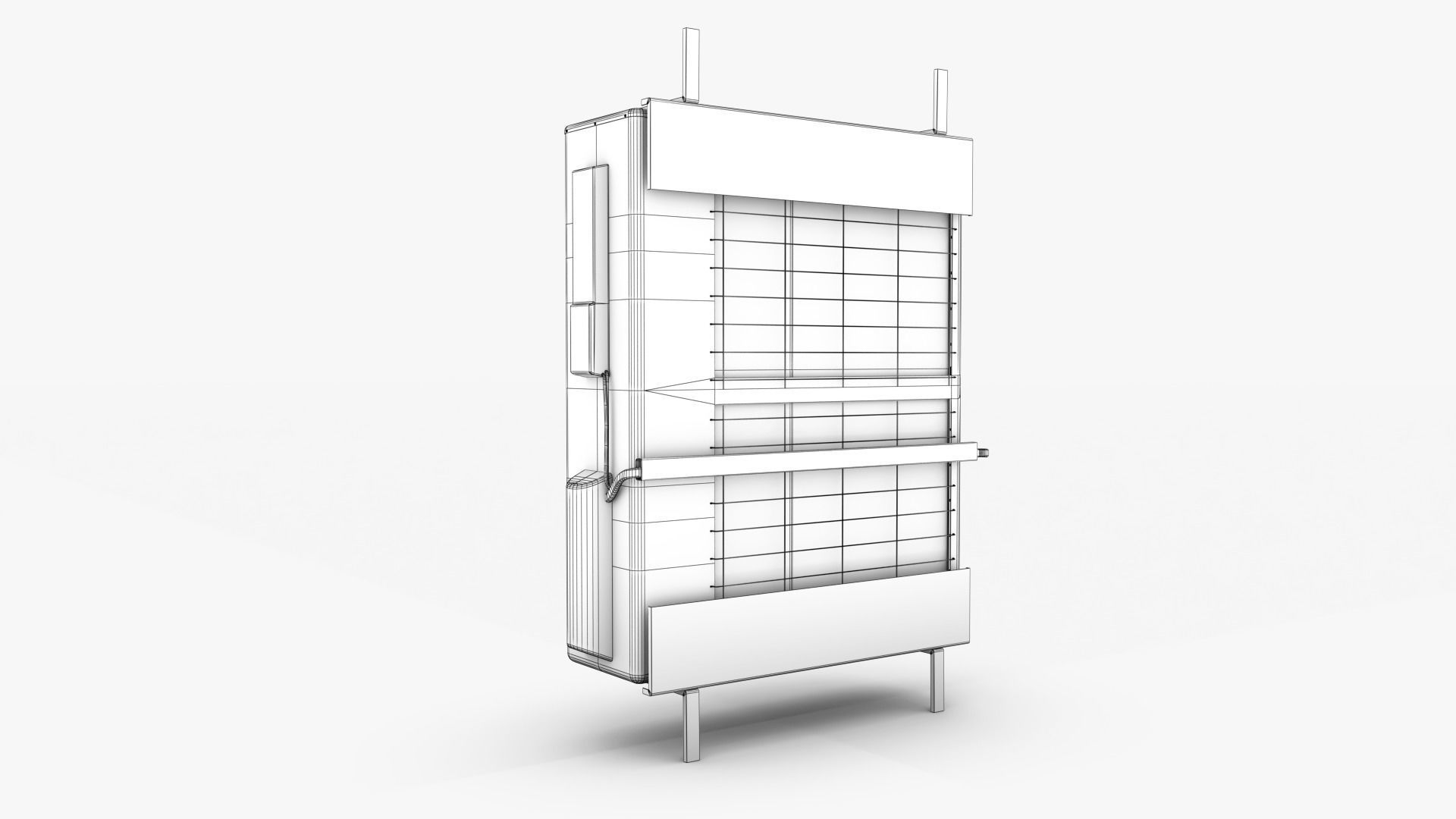 Air Conditioner 03 Low-poly 3D model_7