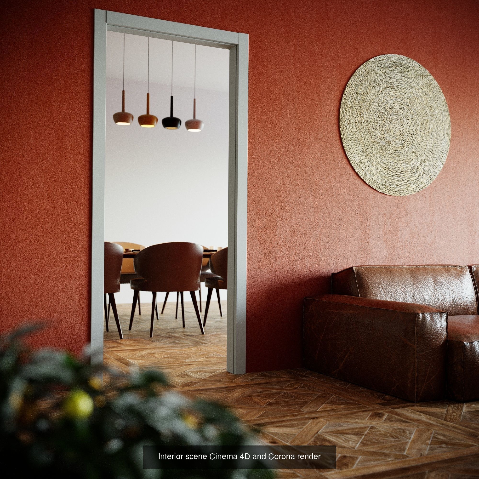 Interior exterior pack Cinema 4D  Corona Render 3D Model Collection_7