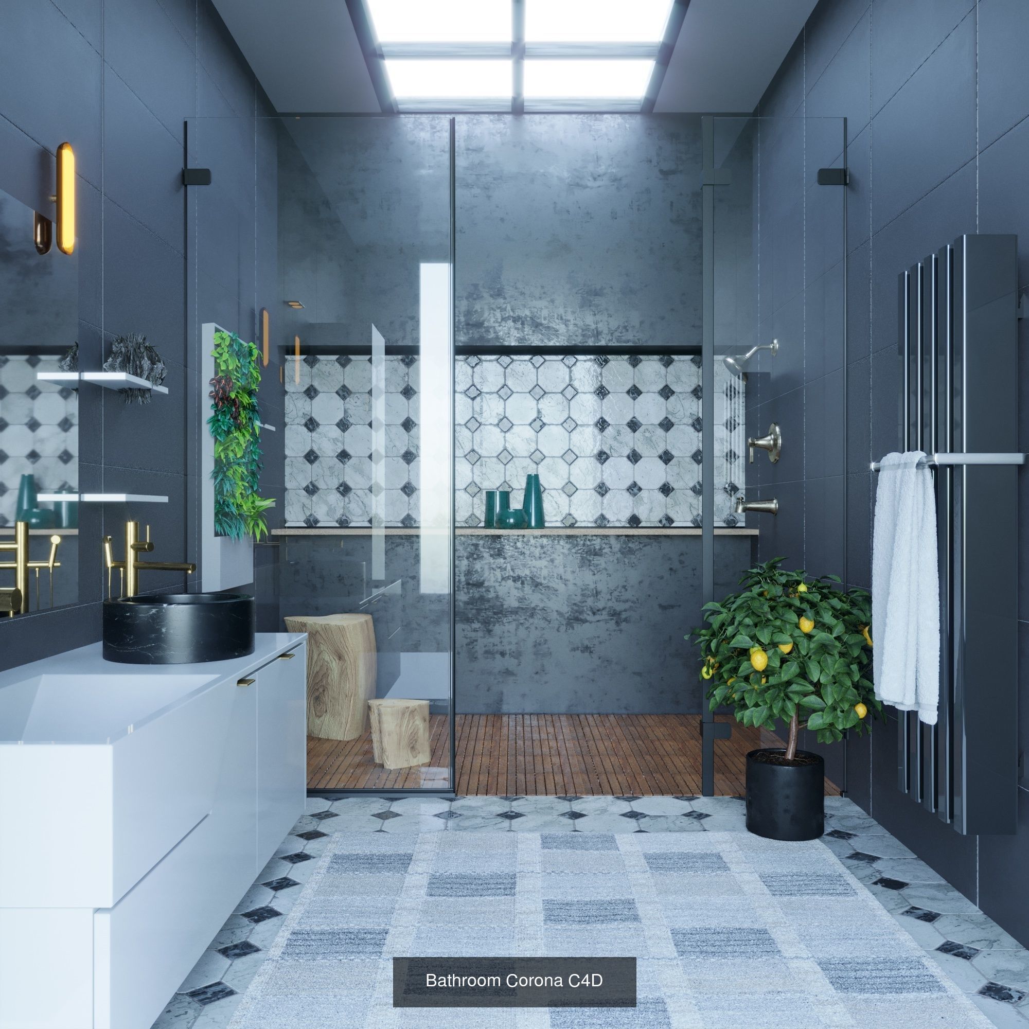 Interior exterior pack Cinema 4D  Corona Render 3D Model Collection_5