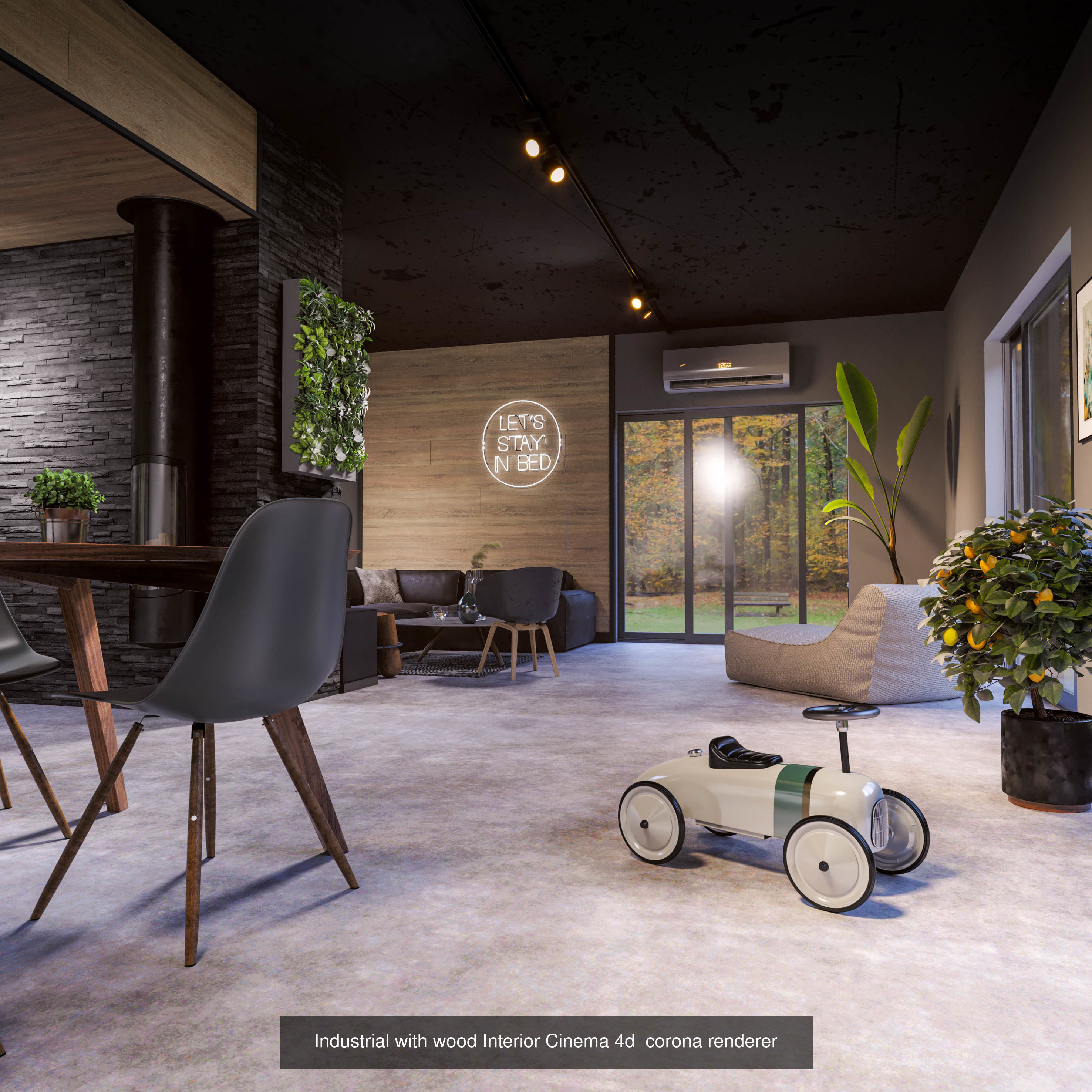 Interior exterior pack Cinema 4D  Corona Render 3D Model Collection_3