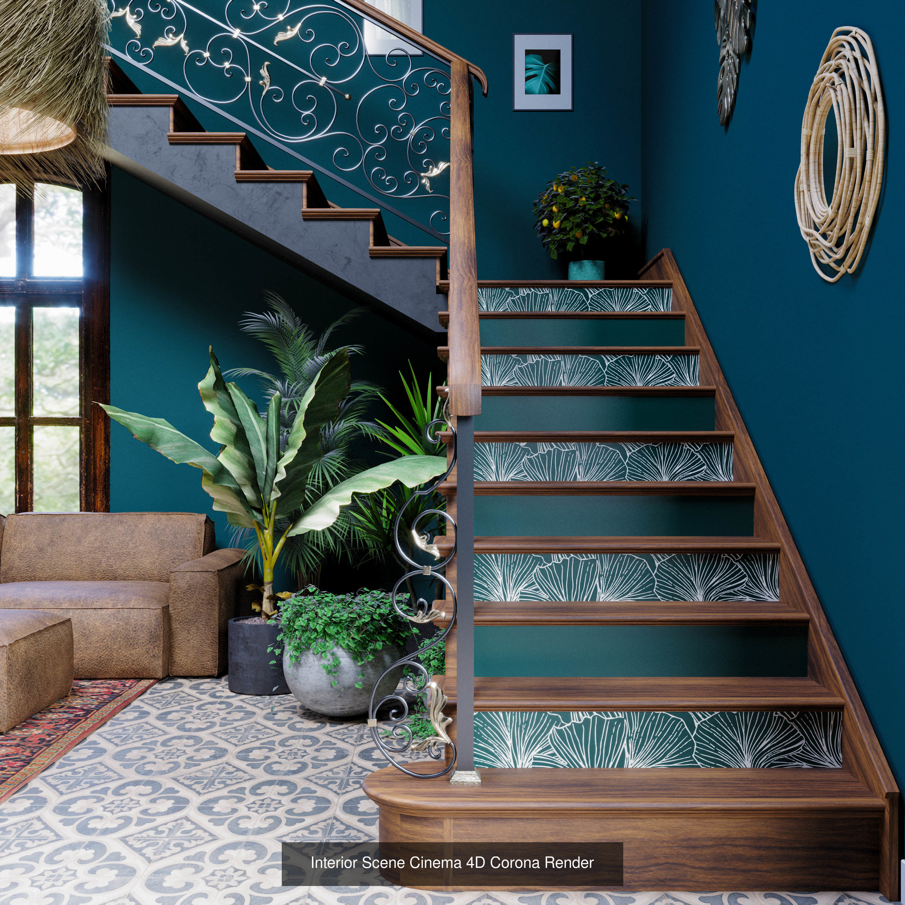 Interior exterior pack Cinema 4D  Corona Render 3D Model Collection_2