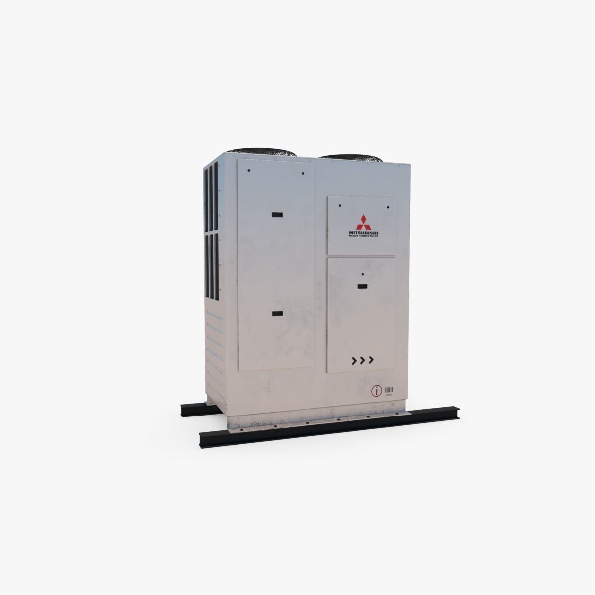 Air Conditioner 04 Low-poly 3D model_2