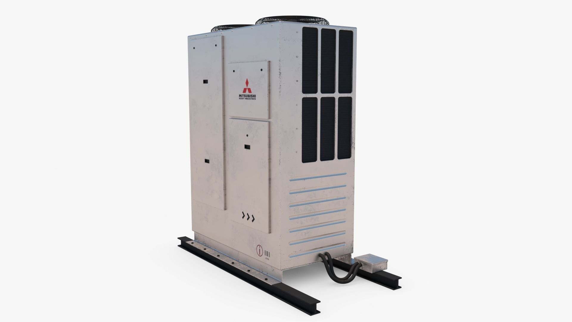 Air Conditioner 04 Low-poly 3D model_4