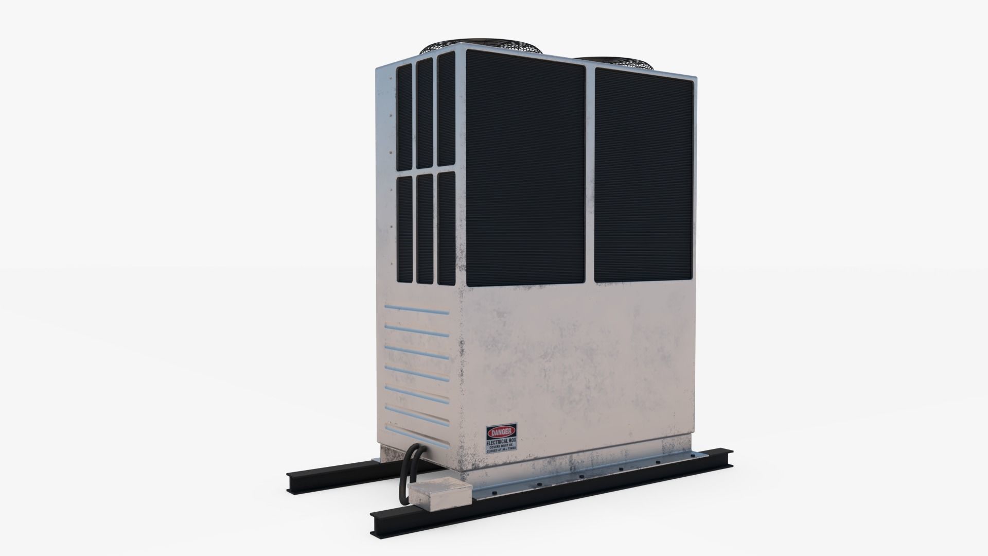 Air Conditioner 04 Low-poly 3D model_3