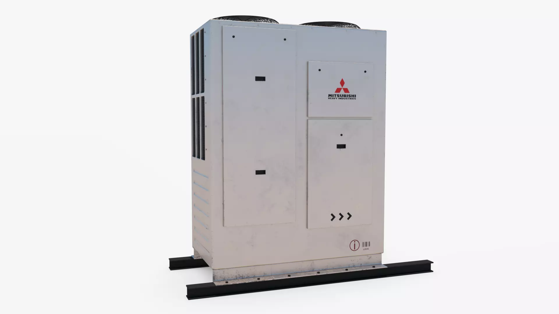 Air Conditioner 04 Low-poly 3D model_0
