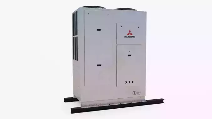 Air Conditioner 04 Low-poly 3D model