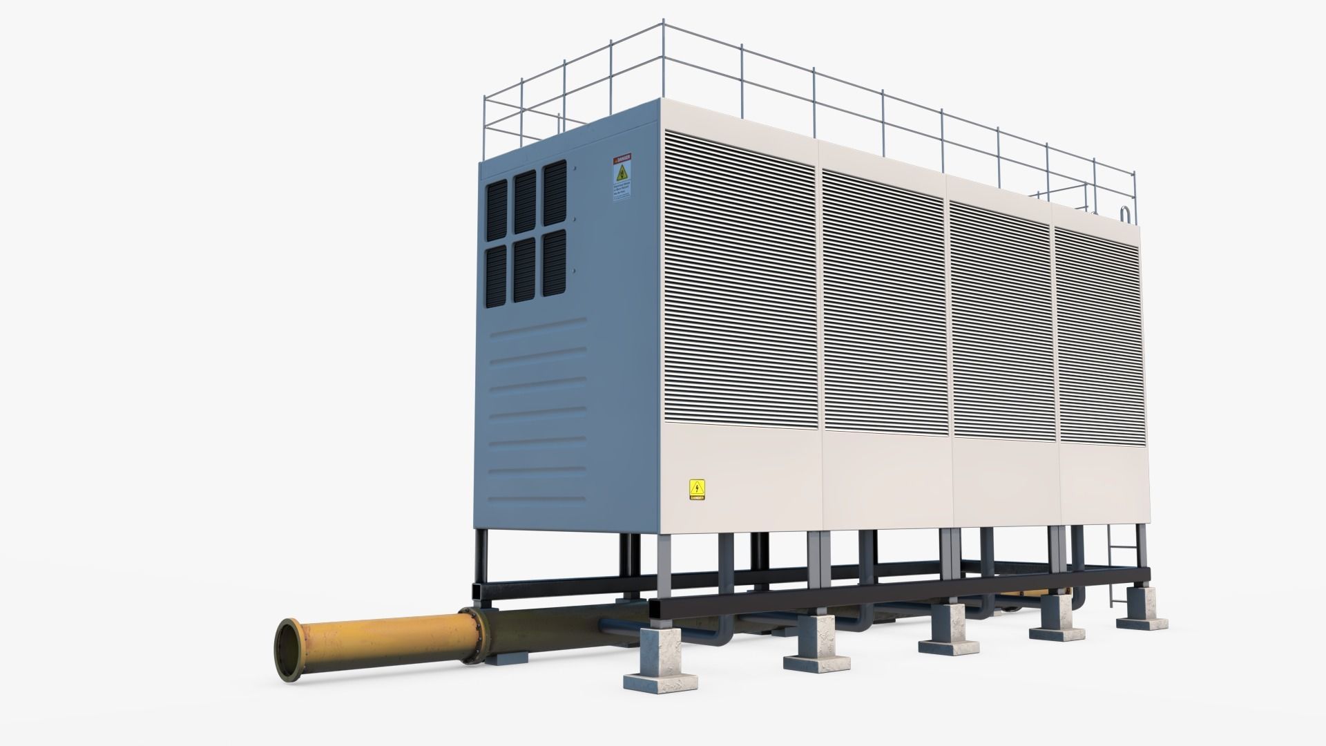 Air Conditioner 06 Low-poly 3D model_4