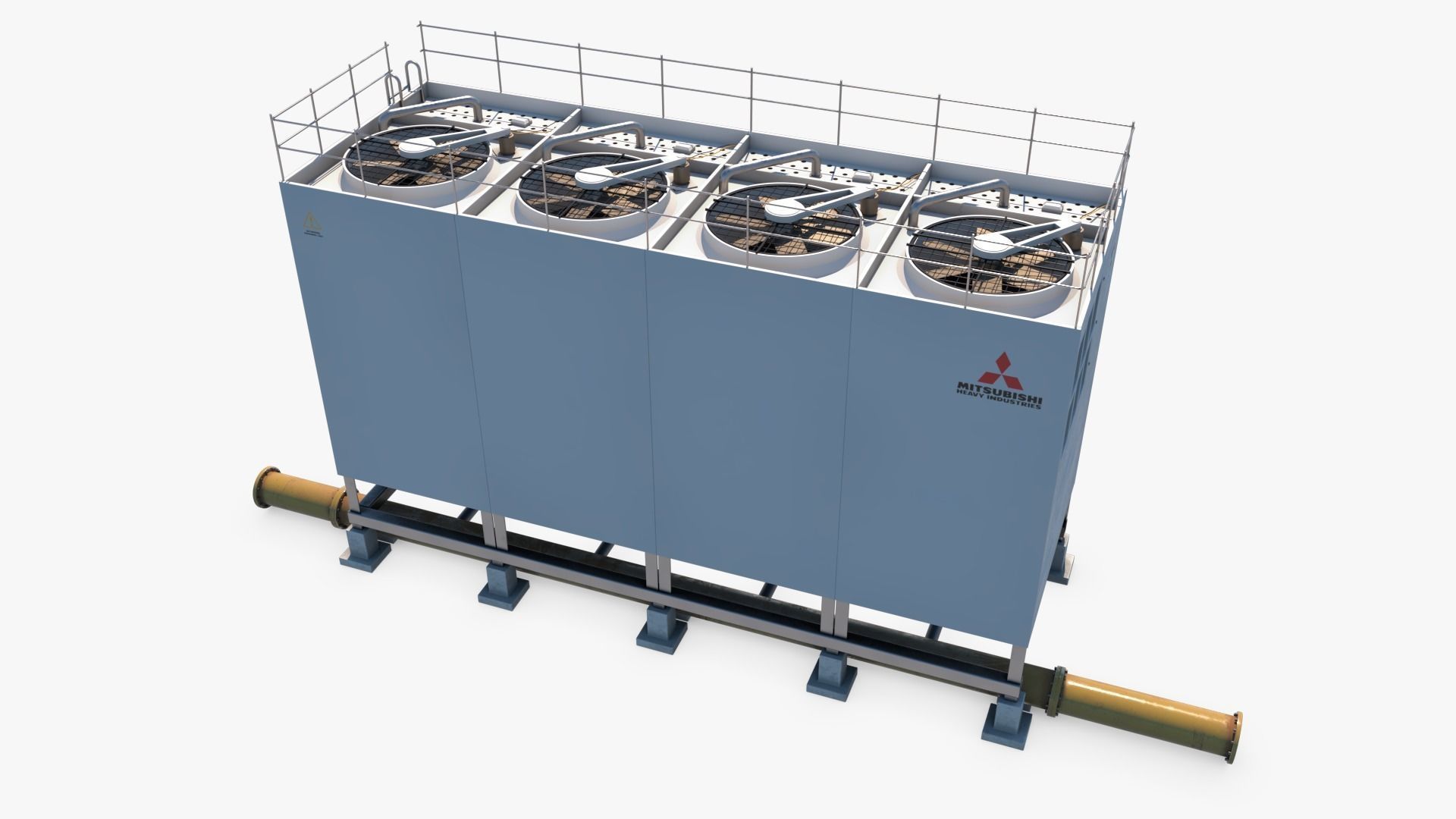 Air Conditioner 06 Low-poly 3D model_5
