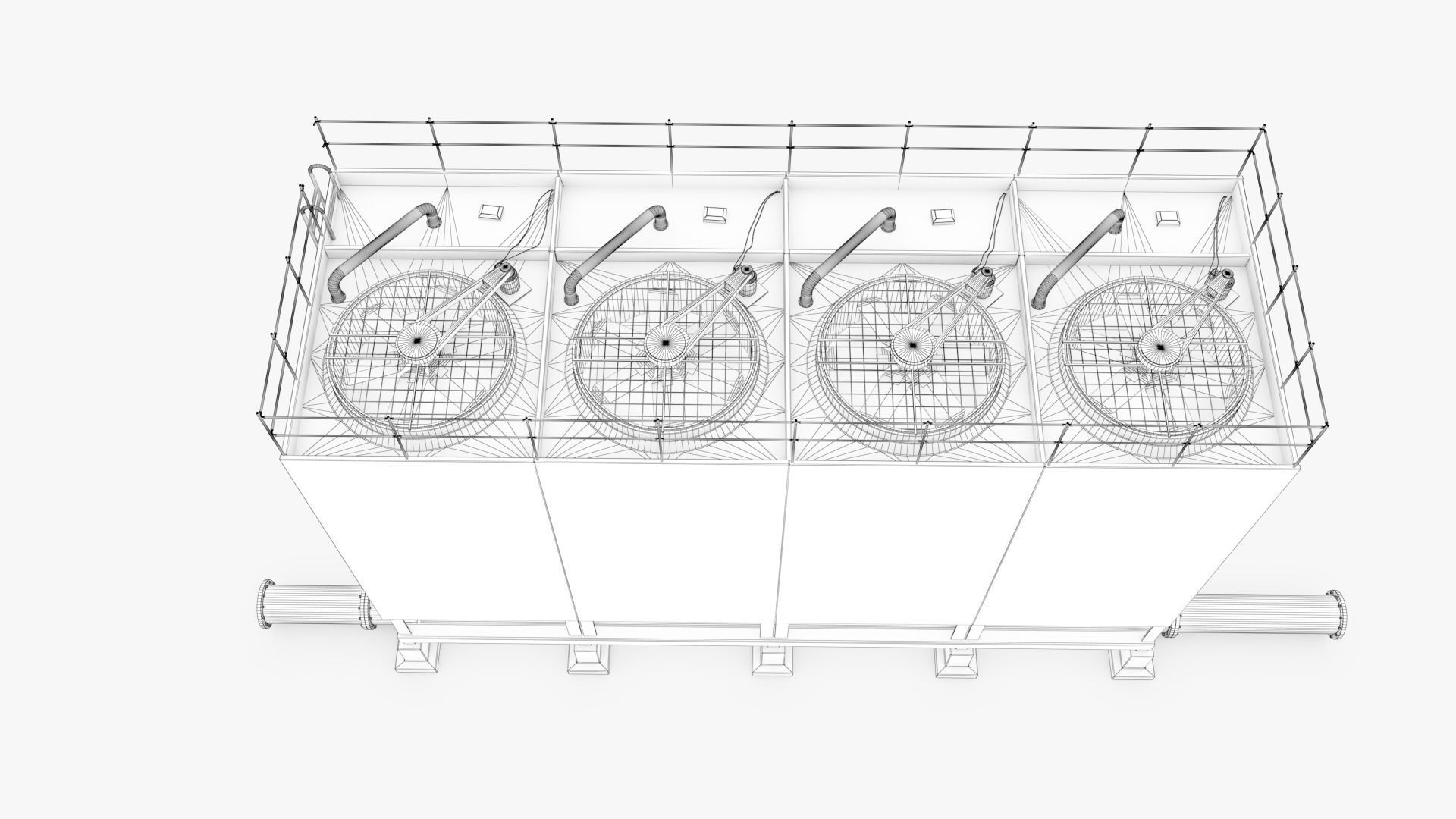 Air Conditioner 06 Low-poly 3D model_11