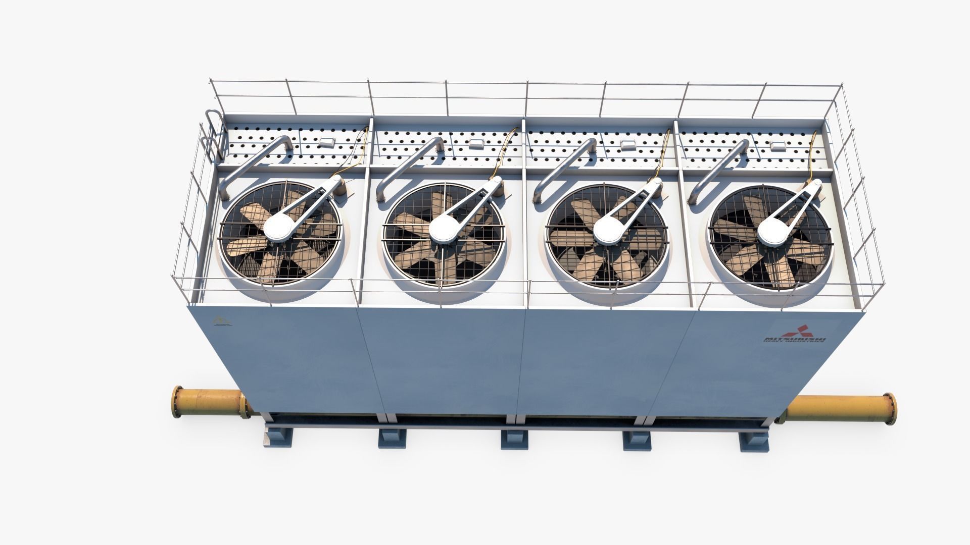 Air Conditioner 06 Low-poly 3D model_6