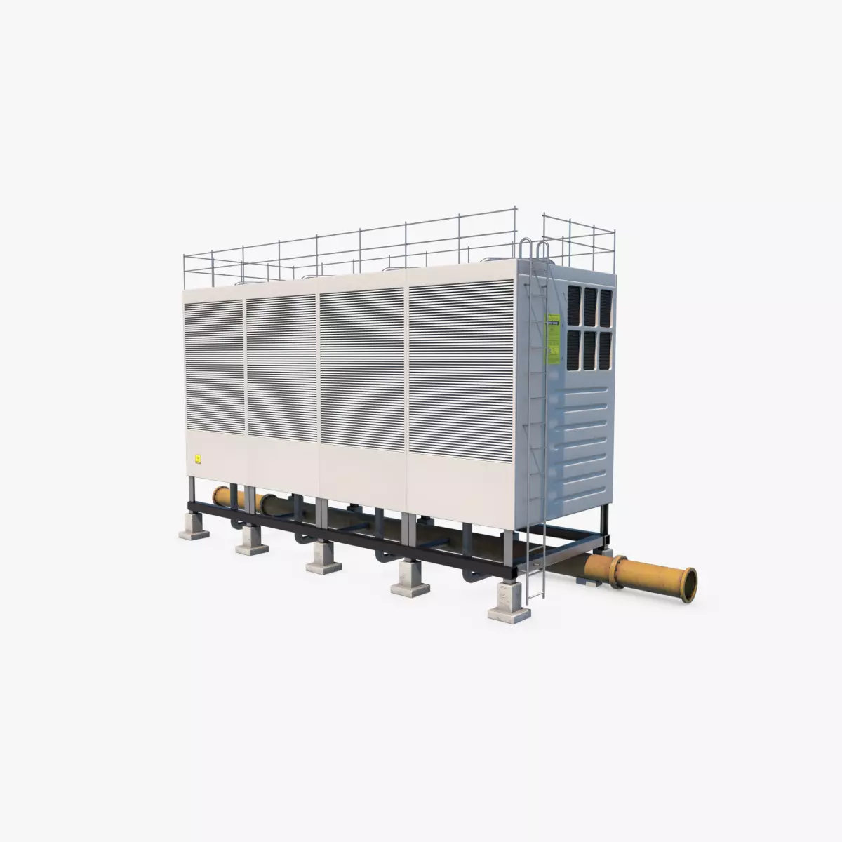 Air Conditioner 06 Low-poly 3D model_0