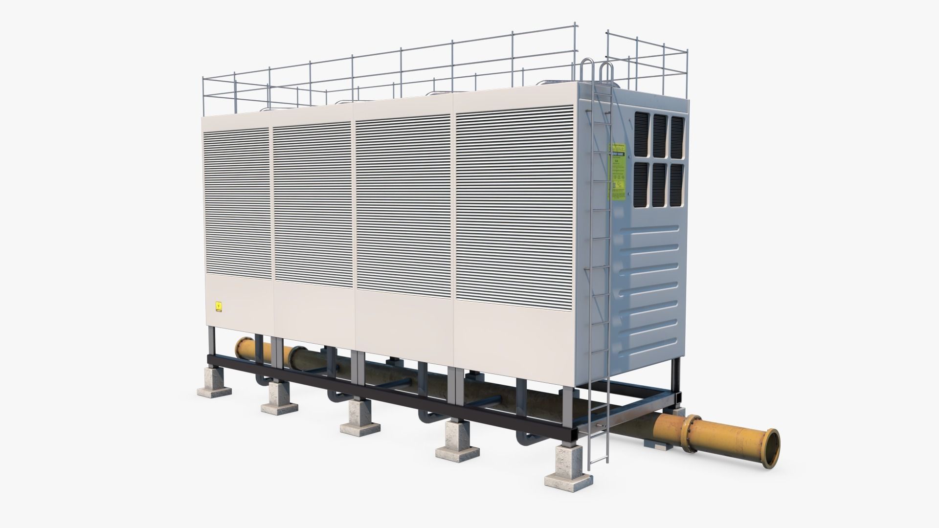 Air Conditioner 06 Low-poly 3D model_2