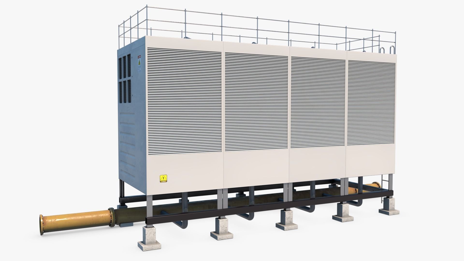 Air Conditioner 06 Low-poly 3D model_3