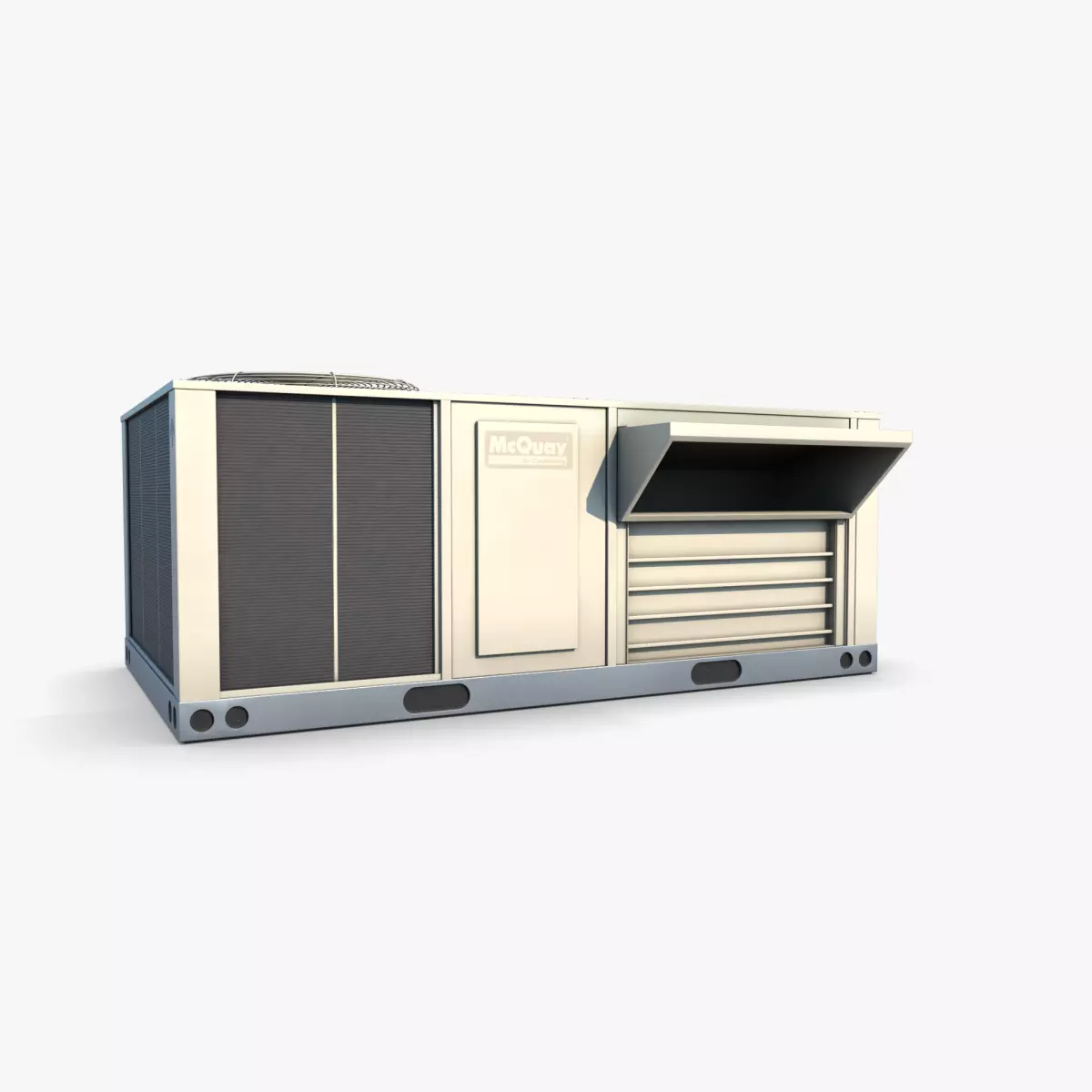 Air Conditioner 08 Low-poly 3D model