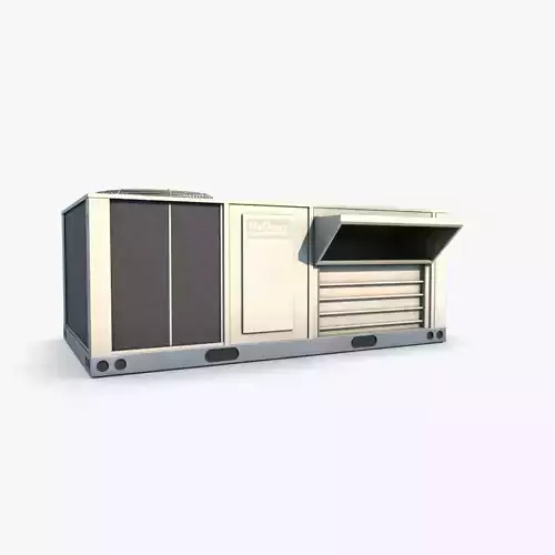 Air Conditioner 08 Low-poly 3D model
