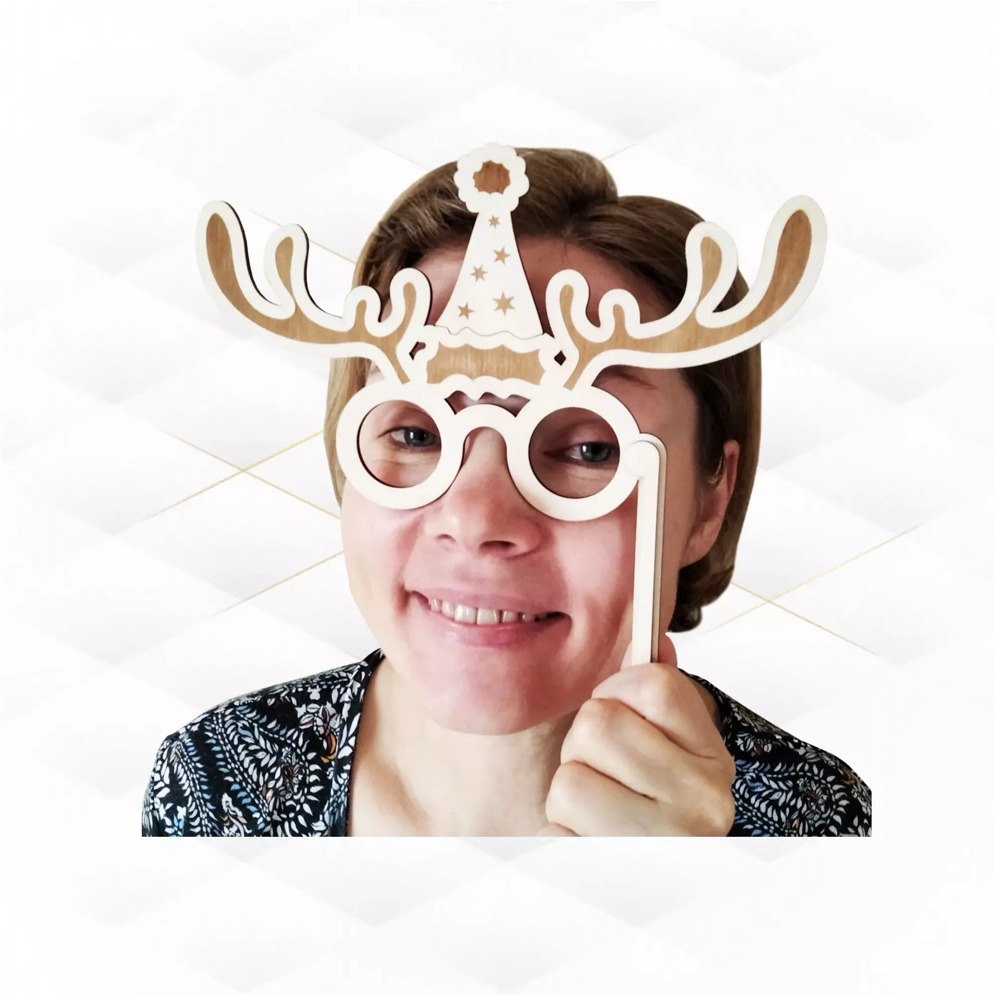 Christmas accessory laser cut design 3D print model_0