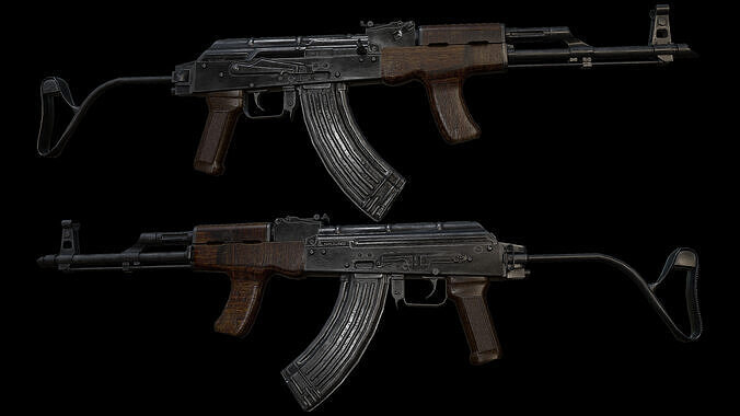 AKM Romanian Low-poly 3D model