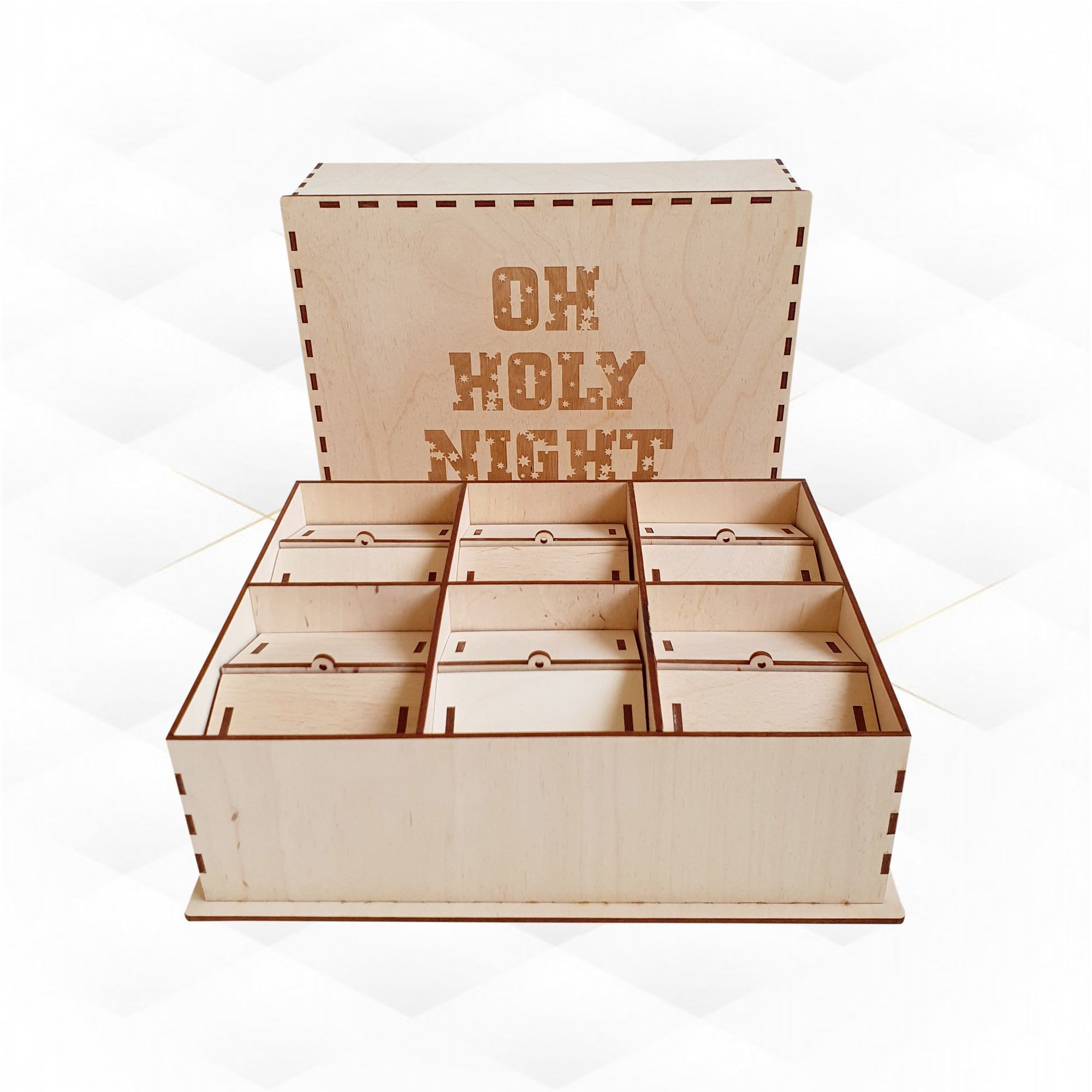 Nativity House with box laser cut svg dxf desig 3D print model_9