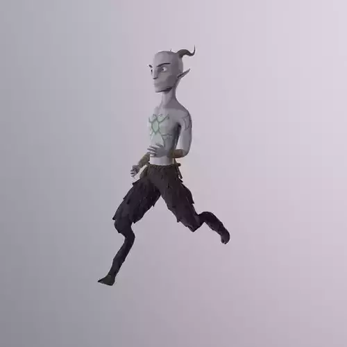 Stylized satyr