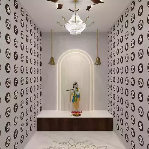Pooja Room 3D model