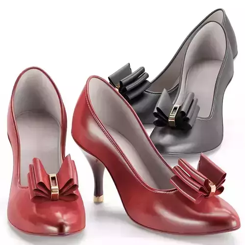 Shoe game rady Low-poly 3D model