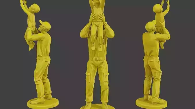Actual Casual Male ACM1 001 3D print model
