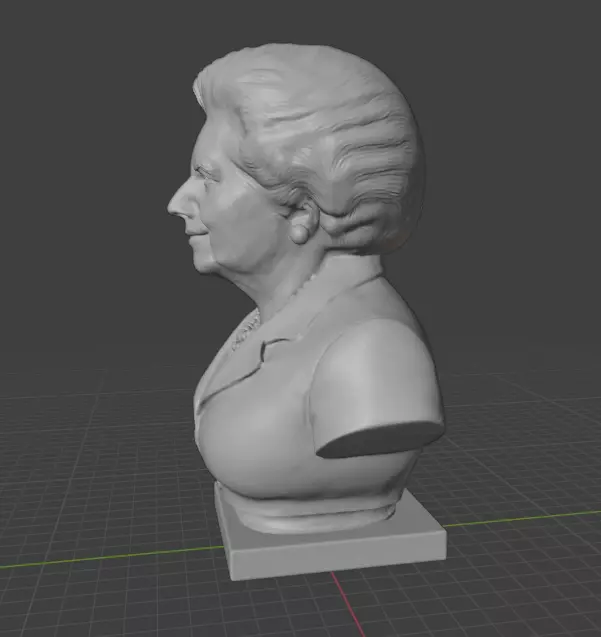 Margaret Thatcher 3D print model_26