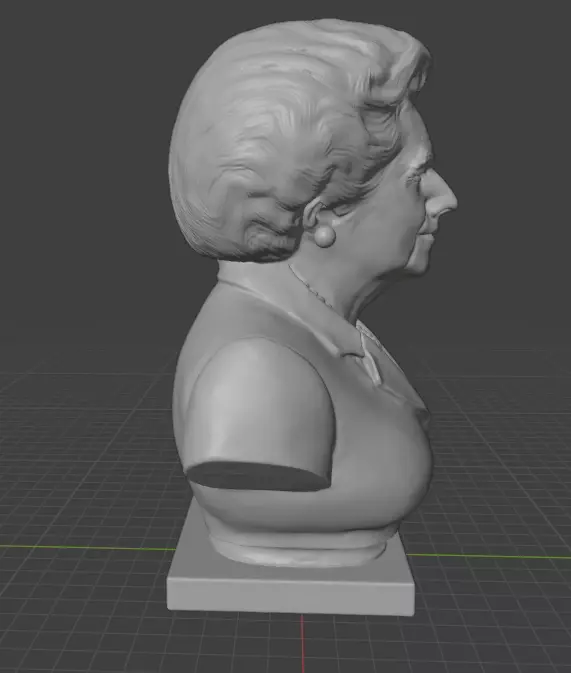 Margaret Thatcher 3D print model_24