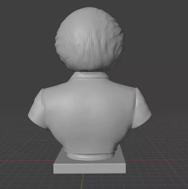 Margaret Thatcher 3D print model_25