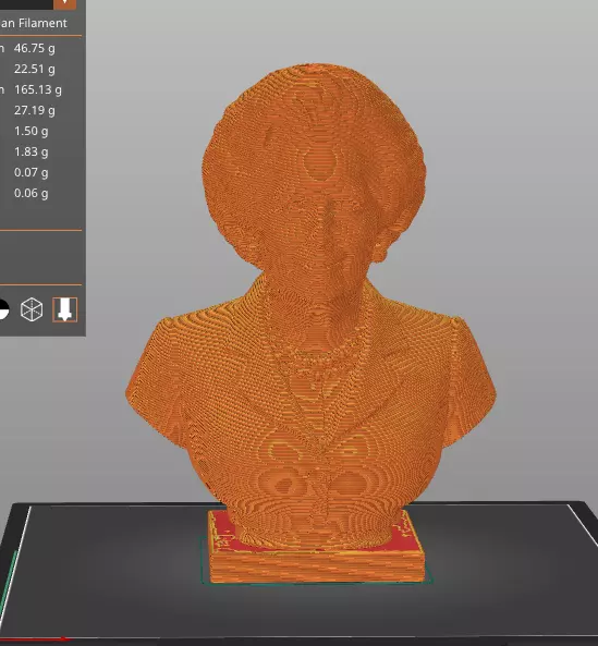 Margaret Thatcher 3D print model_19