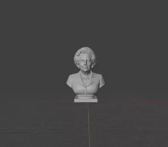 Margaret Thatcher 3D print model
